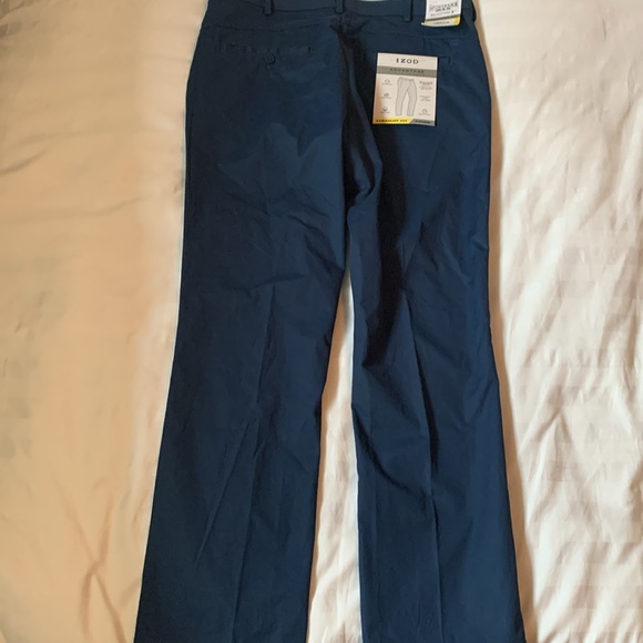 Izod 34 waist navy sportsflex stretch waistband moisture wicking pants NWT - Picture 7 of 7